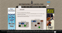 Desktop Screenshot of metronome-en-ligne.com